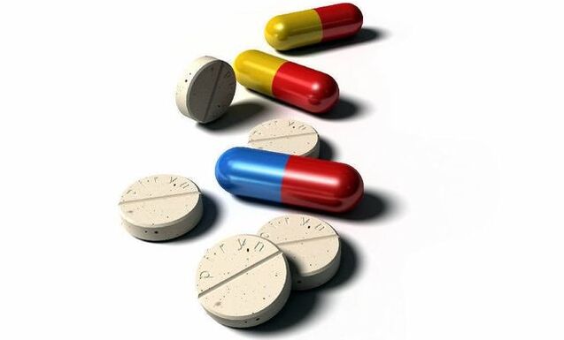 mga tabletas para sa prostatitis